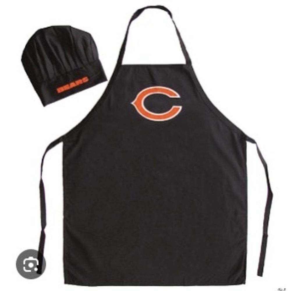 NFL Cincinnati Bears NWT BBQ Chef Apron Hat Set OSFA Football Orange Black